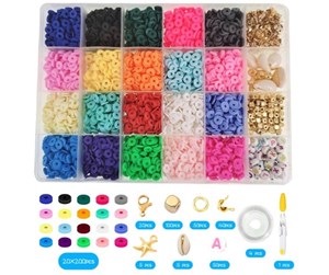 Kreative leker - Pocket Money Clay Beads Set 4.000 Beads - 621511