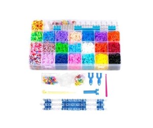 Kreative leker - Pocket Money Loom Bands Box 5.600 pcs - 620083