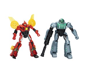 Figurer - Hasbro Transformers: EarthSpark Cyber-Combiner Terran Twitch and Robby Malto Action Figure Set - 2-Pack - F84385L00