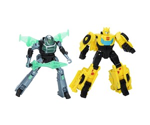 Figurer - Hasbro Transformers: EarthSpark Cyber-Combiner Bumblebee and Mo Malto Action Figure Set - 2-Pack - F84395L00