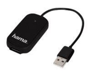 Nettverksadapter - Hama "Basic" Wi-Fi Data Reader - network media streaming adapter - USB 2.0 - 119450