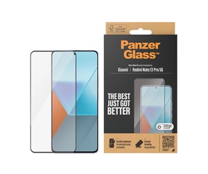 Mobil - Beskyttelsesglass - PanzerGlass Screen Protector Xiaomi Redmi Note 13 Pro 5G | Ultra-Wide Fit - PANZER8071