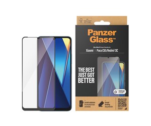 Mobil - Beskyttelsesglass - PanzerGlass Screen Protector Xiaomi Redmi 13C | Ultra-Wide Fit - PANZER8073