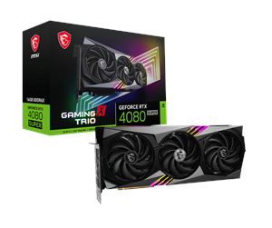 Grafikkort - MSI GeForce RTX 4080 SUPER GAMING X TRIO - 16GB GDDR6X RAM - Grafikkort - RTX 4080 SUPER 16G GAMING X TRIO