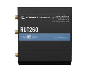 Ruter - Teltonika RUT260 - wireless router - WWAN - Wi-Fi - 3G 4G - DIN rail mountable - Wireless router N Standard - 802.11n - RUT260000000