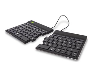 Tastatur - R-Go Tools R-Go Split Break - keyboard - with integrated break indicator - QWERTY - Nordic - black - Tastatur - Nordisk - Svart - RGOSBNDWLBL