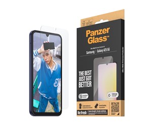 Mobil - Beskyttelsesglass - PanzerGlass Screen Protector Samsung Galaxy A25 5G | Ultra-Wide Fit w. EasyAligner - PANZER7335