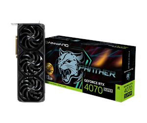 Grafikkort - Gainward GeForce RTX 4070 SUPER Panther OC - 12GB GDDR6X RAM - Grafikkort - 471056224-4373