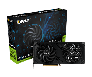 Grafikkort - Palit GeForce RTX 4070 SUPER DUAL - 12GB GDDR6X RAM - Grafikkort - NED407S019K9-1043D