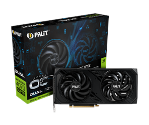 Grafikkort - Palit GeForce RTX 4070 SUPER DUAL OC - 12GB GDDR6X RAM - Grafikkort - NED407SS19K9-1043D