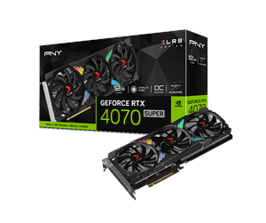 Grafikkort - PNY GeForce RTX 4070 XLR8 EPIC-X RGB Triple OC - 12GB GDDR6X RAM - Grafikkort - VCG4070S12TFXXPB1-O