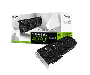 Grafikkort - PNY GeForce RTX 4070 Ti SUPER Verto Triple Fan - 16GB GDDR6X RAM - Grafikkort - VCG4070TS16TFXPB1-O