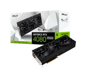 Grafikkort - PNY GeForce RTX 4080 SUPER Verto Triple Fan - 16GB GDDR6X RAM - Grafikkort - VCG4080S16TFXPB1-O