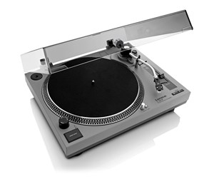 Platespiller - Lenco L-3810GY - Direct-drive Record Player with USB/PC encoding - Grey - Platespiller Grå - L-3810GY