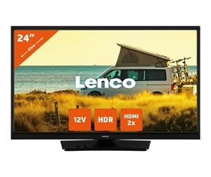 Flatskjerm-TV - Lenco 24" Flatskjerm-TV LED-2423BK LED 720p - LED-2423BK