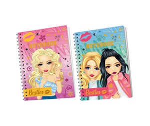 Skole - Besties Notebook A5 - 50 pages (Assorted) - 140017