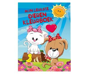 Kreative leker - Mondikaarten My Cutest Animal Coloring Book 48 pages. - 9789088201646