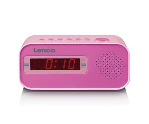 DAB, nettverks- og klokkeradio - Lenco CR-205PK - FM - Mono - Rosa - CR-205PK