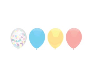 Leketøy - Haza Witbaard Balloon mix Pastel 6pcs. - 439341