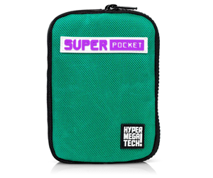 Spill - Tilbehør - Hyper Mega Tech! Super Pocket Fabric Case - Green - Bag - FG-POCA-ACC-EFIGS-GRB