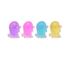 Små gaver til barn - Johntoy Transparent Stress Squid (Assorted) - 24482