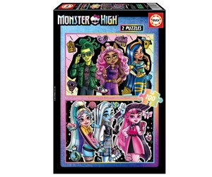 Puslespill - Educa 2X100 Monster High - 80-19704