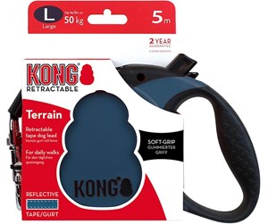 Hund - KONG Retractable leash Terrain L 5M Tape - 608.1116