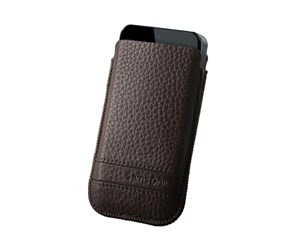 Mobil - Deksel og etui - Samsonite Slim Classic Leather - protective sleeve for mobile phone - P11*03005