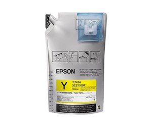 Printertilbehør blekk/toner - Epson T7414 - 6-pack - yellow - original - ink refill - Blekkrefill Yellow - C13T741400