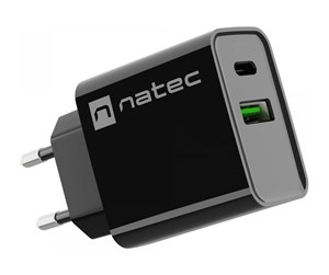 Mobil - Adaptere og ladere - Natec Ribera power adapter - USB 24 pin USB-C - 20 Watt - NUC-2062