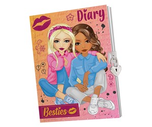 Blokker & Notisbøker - Besties Diary A5 with Lock - 140029