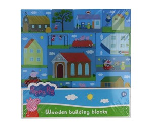 Treleker - Wins Holland Peppa Pig Wooden Building Block Set - NA160