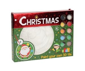 Kreative leker - Wins Holland Paint your own Christmas 3D tile - TK346