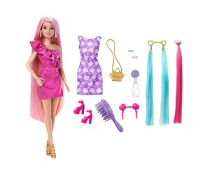 Dukker, Bamser & Utstyr - Barbie Totally Hair Pink - 960-2324