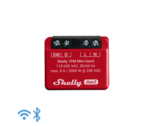 Smarthus - Shelly 1PM Mini (GEN 3) 230VAC - Shelly_Plus_1PM_Mini_G3