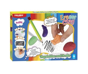 Hobbyartikler - Paulinda Make Eraser Craft Set - Fruit and Vegetables - 192008