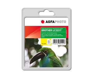 Printertilbehør blekk/toner - Agfa Photo - yellow - compatible - ink cartridge (alternative for: Brother LC-223Y) - Blekkpatron Yellow - APB223YD