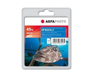 Printertilbehør blekk/toner - Agfa Photo - 145% - cyan - compatible - ink cartridge (alternative for: HP 933XL HP CN054AE) - Blekkpatron Blå - APHP933CXL