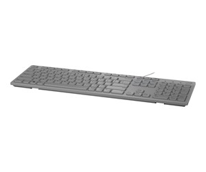 Tastatur - Dell KB216 - keyboard - AZERTY - French - grey - Tastatur - Fransk - Grå - 580-ADHF