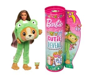 Dukker, Bamser & Utstyr - Barbie Cutie Reveal Costume Dog in Frog - 960-2427