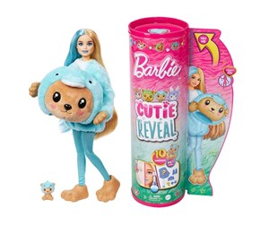 Dukker, Bamser & Utstyr - Barbie Cutie Reveal Costume Teddy Dolphin - 960-2428