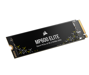 SSD - Corsair MP600 ELITE SSD - 1TB - Uten varmespreder - M.2 2280 - PCIe 4.0 - CSSD-F1000GBMP600ENH