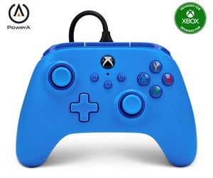 Spill - Tilbehør - PowerA Wired Controller for Xbox Series X|S - Blue - Controller - 1519367-01