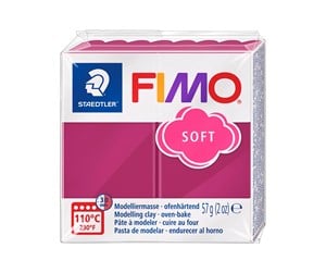 Hobbyartikler - Staedtler Mod. clay Fimo soft frozen berry - 8020-T23