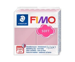 Hobbyartikler - Staedtler Mod. clay Fimo soft strawberry crea - 8020-T21