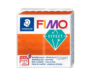 Hobbyartikler - Staedtler Mod. clay Fimo effect orange metall - 8010-41