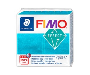 Hobbyartikler - Staedtler Mod. clay Fimo effect turquoise met - 8010-36