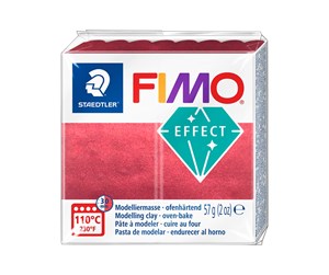 Hobbyartikler - Staedtler Mod. clay Fimo effect bordeaux meta - 8010-21