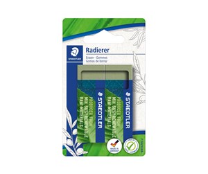 Skrive- & Tegneverktøy - Staedtler Eraser 526 80 renew raw mat 56% BK2 - 526 80BK2