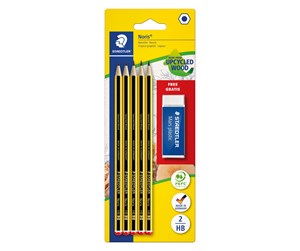 Skrive- & Tegneverktøy - Staedtler Pencil Noris + eraser bc  100% PEFC - 120 A SBKD